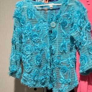 Blue Floral Women's Vest